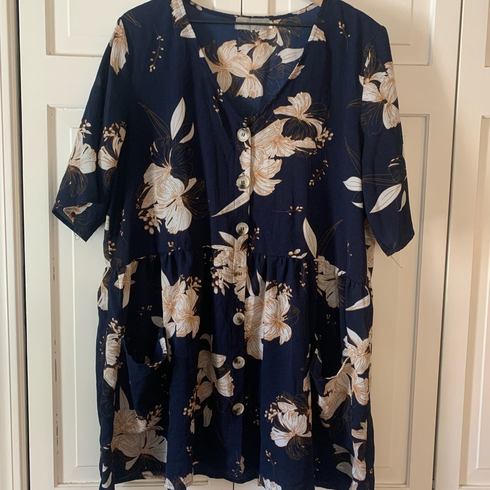 Amazon button up dress